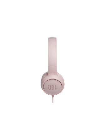 JBL T500 Mikrofonlu Kablolu Kulaküstü Pembe Kulaklık