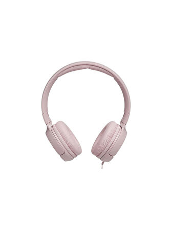 JBL T500 Mikrofonlu Kablolu Kulaküstü Pembe Kulaklık