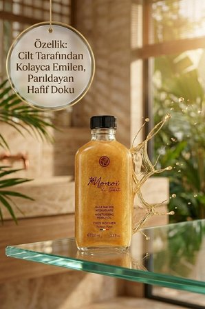 Vegan Formüllü Işıltı Veren Monoi Saç ve Vücut Yağı 100 ml