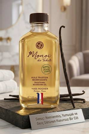 Tropik Parfümlü Besleyici ve Nemlendirici Monoi Vücut Yağı 100 ml