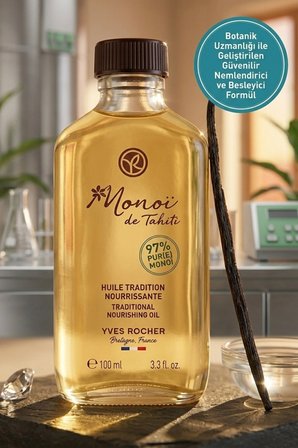 Tropik Parfümlü Besleyici ve Nemlendirici Monoi Vücut Yağı 100 ml