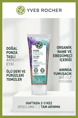 Ayak Bakımı İçin Ponza Taşlı Peeling Ölü Deri Temizleyici Jel 75 ml
