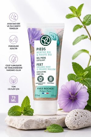 Ayak ve Topuk Peelingi Doğal Ponza Taşlı Yumuşatıcı Yenileyici Jel 75 ml