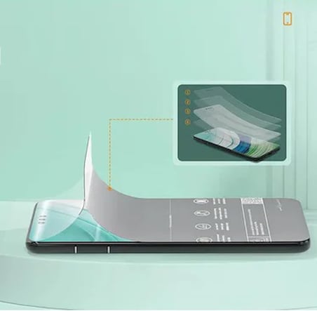 Oppo A16 4G Uyumlu Nano Ekran Koruyucu Şeffaf Hd Esnek 250UM Kalın - MAXXPRO
