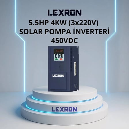 LEXRON 5.5HP 4kW (3x220V) SOLAR POMPA INVERTERİ