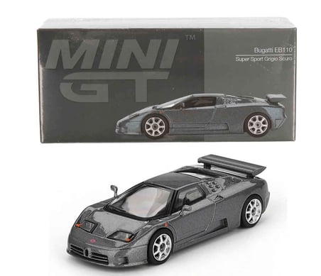 Mini Gt Bugatti EB110 Super Sport Grigio Scuro 1002