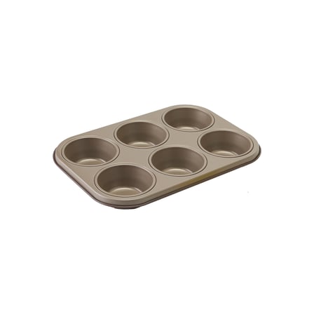 Guardini Actuel 6'lı Muffin Kalıbı Bronz