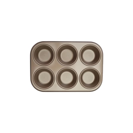 Guardini Actuel 6'lı Muffin Kalıbı Bronz