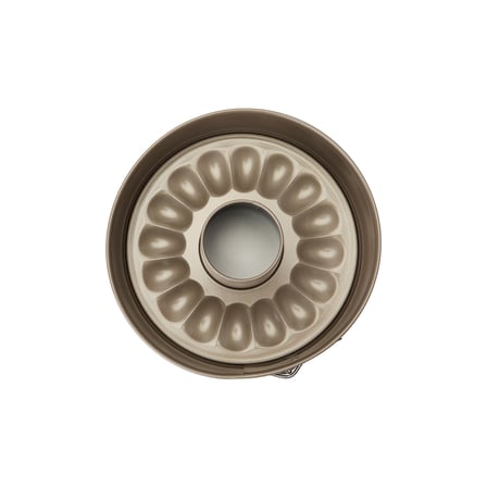 Guardini Actuel Kelepçeli ve Borulu Kek Kalıbı 24-26 cm Bronz
