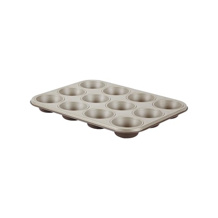 Guardini Actuel 12'li Muffin Kalıbı Bronz 35x27 cm