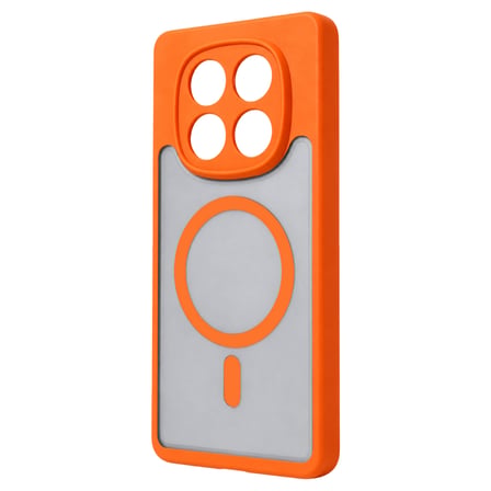 Xiaomi Redmi Note 15 4G Loji Magsafe Kapak - Turuncu