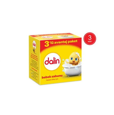 Dalin 3'lü Avantaj Paket Bebek Sabunu 100 G x 3