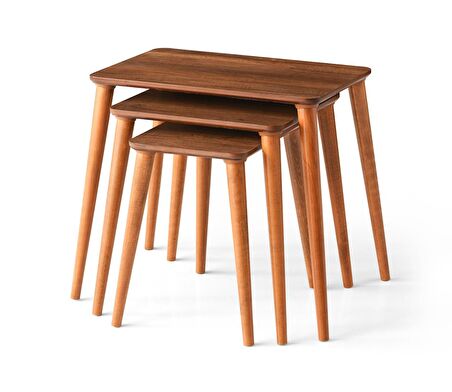 Arya MDF Dikdörtgen 3lü Zigon Sehpa