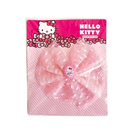 Hello Kitty Fiyonk Toka Pembe Tül