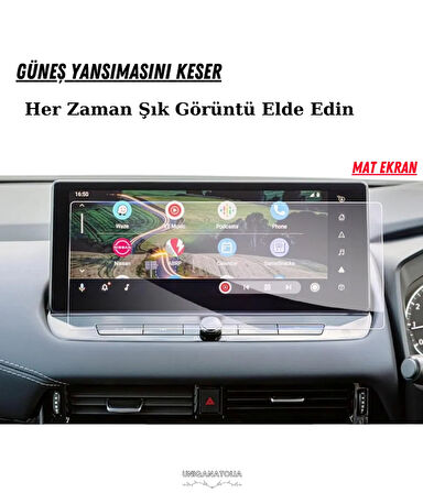 Nissan Qashqai 2025 Navigasyon ve Multimedya Uyumlu Mat Ekran Koruyucu