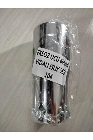 Islık Egzoz Ucu Islık Sesli Egzoz çift Vidalı takmatik