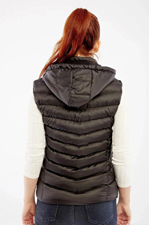 Kadın şişme yelek siyah 
