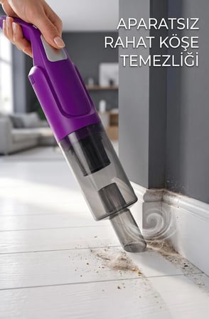 Luna L1200 Hepa Filtreli Dikey Süpürge Mor