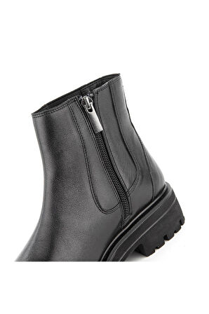 Muya Dalira 6 Nokta Anatomik Taban Topuk Dikeni Hakiki Deri Kadın Bot