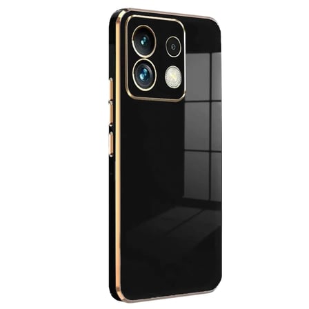 Xiaomi Redmi Note 13 4G Kılıf Volet Silikon - Siyah