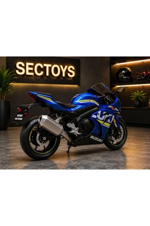 1:12 Ölçek SUZUKI GSX R1000 Diecast Model Motosiklet Kutulu Lisanslı SUZUKI GSX-R1000