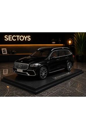 Mercedes GLC 63 Siyah Diecast Model Araba Açılan Kapılar 1:24 Mercedes Benz GLC 63 Model Araba