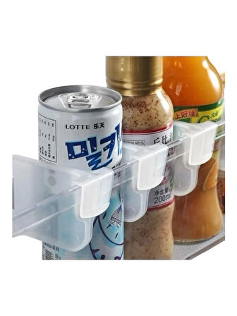 5’li Şeffaf Buzdolabı Raf Ayıracı Seti – Düzenleyici Bölme Organizer