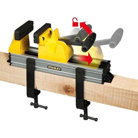 Stanley 0-83-179 Hızlı Kelepçeli Tezgah Mengenesi Maksimum açıklık 110 mm