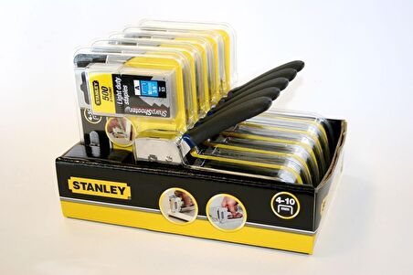 Stanley STHT670410 Zımba ve Çivi Tabancası, 4-10mm zımba, 12-15mm çivi