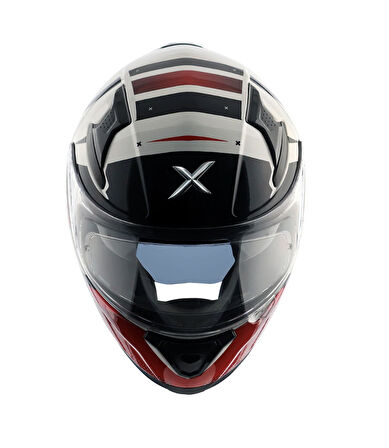 Axor Apex HEX-2 Kask Parlak Kırmızı Beyaz 