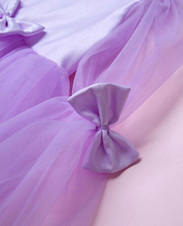 KIZ ÇOCUK TÜTÜ DETAYLI ÖZEL GÜN ELBİSESİ DOĞUMGÜNÜ - DÜĞÜN