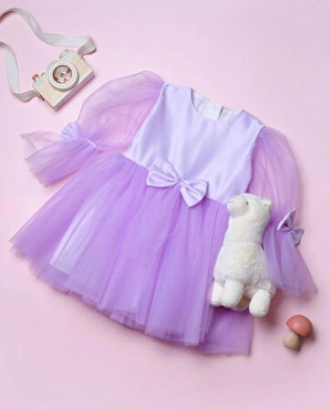 KIZ ÇOCUK TÜTÜ DETAYLI ÖZEL GÜN ELBİSESİ DOĞUMGÜNÜ - DÜĞÜN