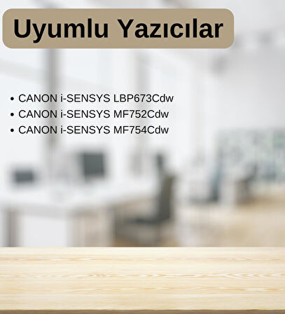 CANON CRG069M LBP673CDW-MF752CDW-MF754CDW KIRMIZI MUADİL TONER (ÇİPSİZ)