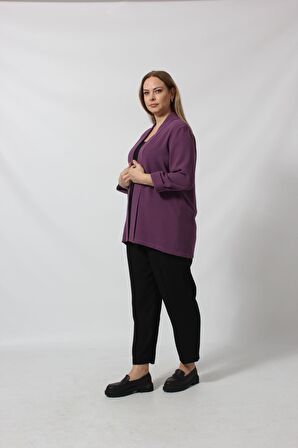 3255 Büyük Beden Blazer Ceket