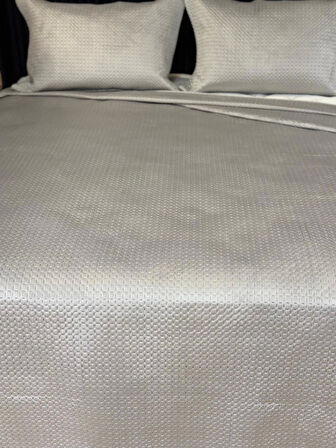 NİVEMESHOME YATAK ÖTÜSÜ ÇİFT KİŞİLİK 240X260 EKRU TOSKANA