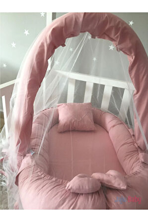 Nest Pudra Cibinlik Ve Oyuncak Askılı Lüx Tasarım Jaju-babynest Anne Yanı