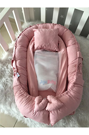 Nest Pudra Cibinlik Ve Oyuncak Askılı Lüx Tasarım Jaju-babynest Anne Yanı