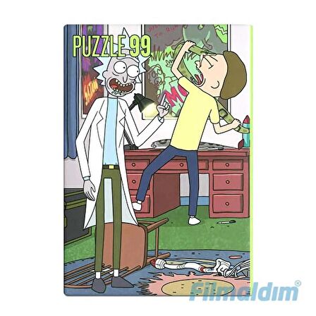 Mabbels Warner Bros Rick and Morty 99 Parça Puzzle