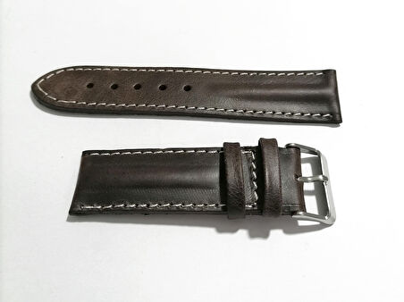 Fado Her Saate Uygun Bombeli  22  mm  Piramit modeli Hakiki Deri (213)  kahverengi
