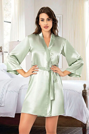 Saten Bride Sabahlık 5ROZ9ELT.1T2