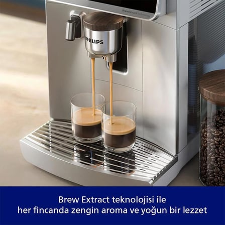 afé Aromis 8000 Serisi Tam Otomatik Kahve Makinesi, BrewExtract Teknolojili, LatteGo Pro Süt Sistemli, 50'den Fazla Sıcak ve Soğuk İçecek Hazırlama Özellikli