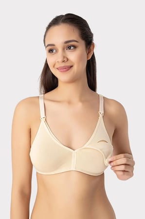 Özel Seri 3 Adet Ten Kadın Pamuklu Emzirme Sütyeni Balensiz Hamile Lohusa Esnek Moda Rahat Stil