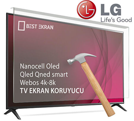 LG 75" inç 190 Ekran Tv Ekran Koruyucu LED Nanocell Oled Qled Qned smart Webos 4k-8k