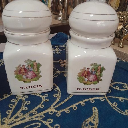 Seramik Üçlü Baharatlıklar