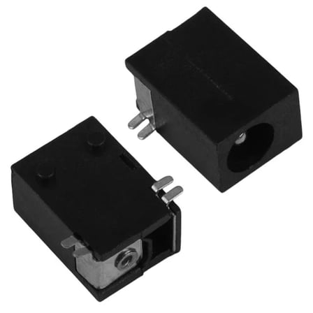 Elektromer EL-32597 Tablet PC DC Dişi Güç Şarj Soketi Konnektörü 2 Pin 3.5*1.35 Mm Şase No:3 (5 Adet)