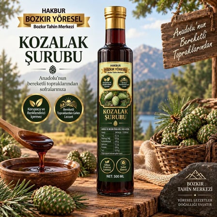 Kozalak Şurubu 500 ml (Katkısız&şekersiz)