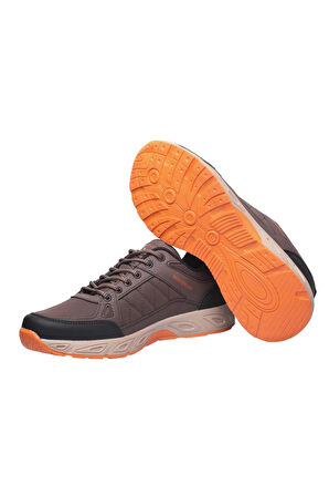 Erkek Kışlık Rahat Comfort Spor Ayakkkabı KAHVERENGİ-TURUNCU