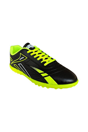 Erkek Halı Saha Futbol Ayakkabısı SİYAH - SARI