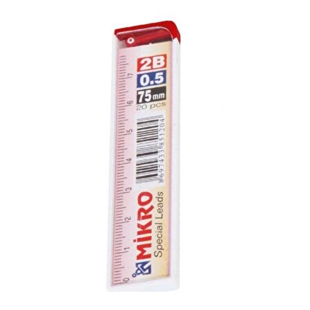 Min 0.5 Mm Cetvelli Kalem Ucu 75 Mm Mikro Uç