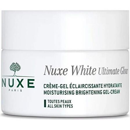 Nuxe White Ultimate Glow Tüm Cilt Tipleri İçin Su Bazlı Yağsız Aydınlatıcı Yüz Bakım Kremi 50 ml